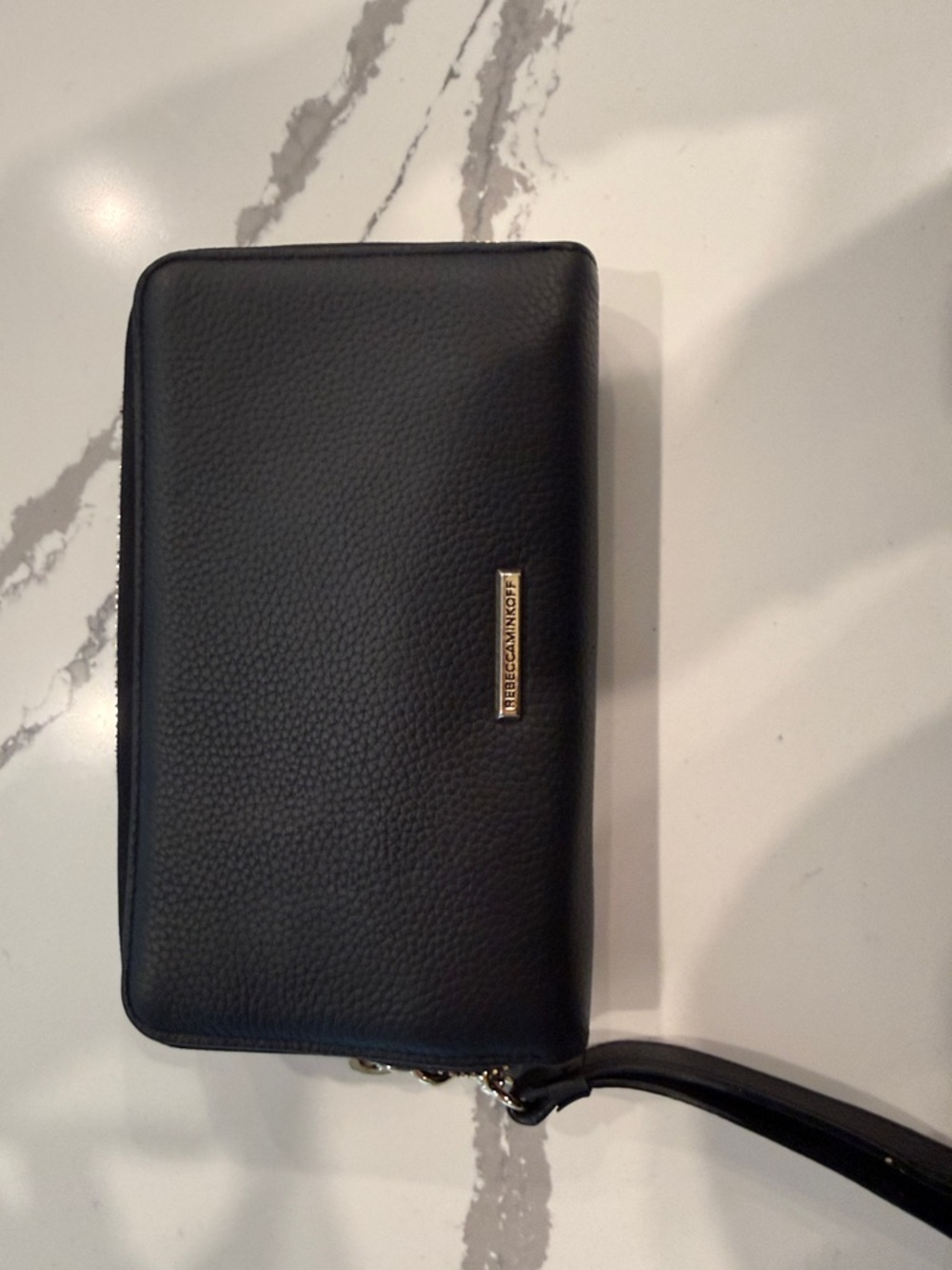 Rebecca Minkoff Black Zip-Around
Wristlet Phone Holder Wallet